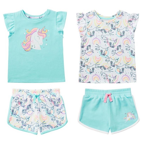 Member's Mark 18M Girls' 4 Piece Mix & Match Play Sets, Unicorn, 18M - Free Ship - Picture 1 of 10